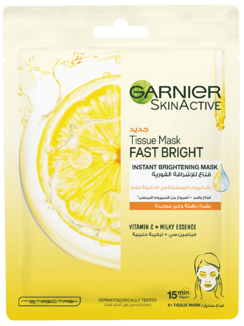 SkinActive Fast Bright Tissue Mask